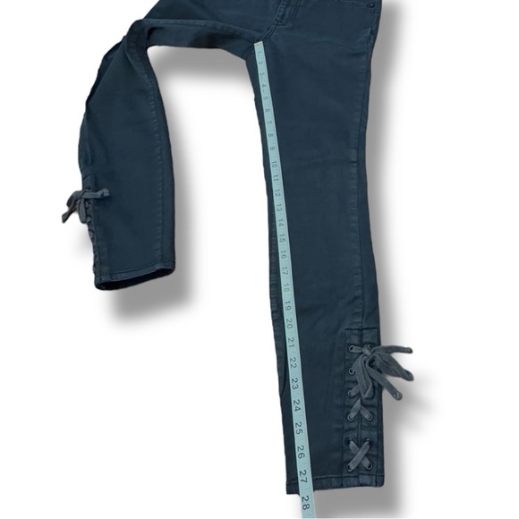 Pilcro And The Letterpress Black Pant Lace Up Ankle Pants Casual Women’s Size 27 - Picture 6 of 16